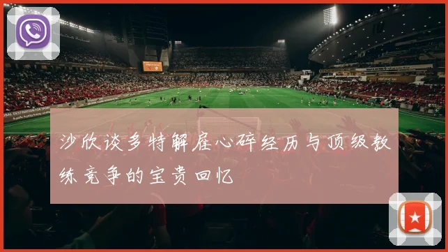 沙欣谈多特解雇心碎经历与顶级教练竞争的宝贵回忆